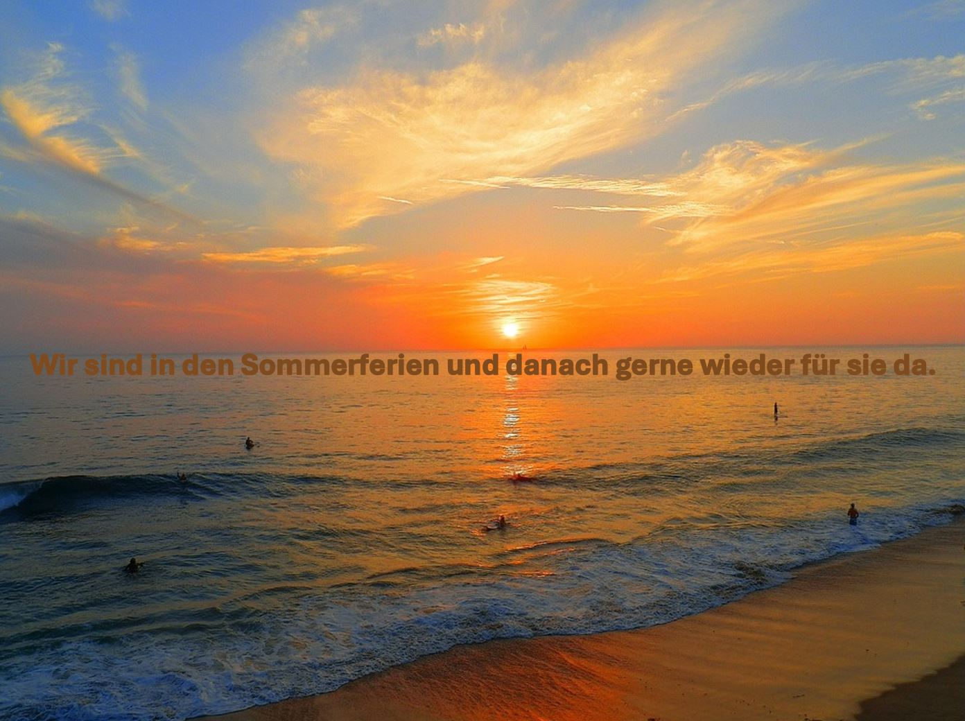 Betriebsferien Sommer 2025